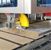Rock wool composite panel processing center 3 axis CNC Router HSR-DR1370AC BT40 Mechanical Spindle with Saw axis 