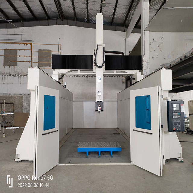 HSR-DR1530Q-5S 5 axis CNC Router machine for Car mold wood pattern 