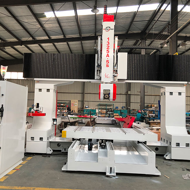 HSR-T1530-5S 5 axis table movable CNC Router machine 