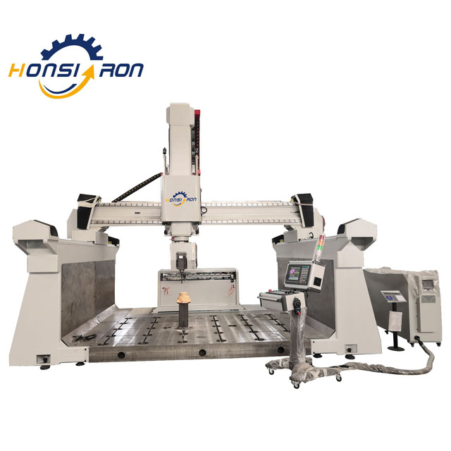 HSR-SF4026-5S 5 AXIS ALUMINUM WOOD PATTERN MOLD PROCESSING MACHINERY 