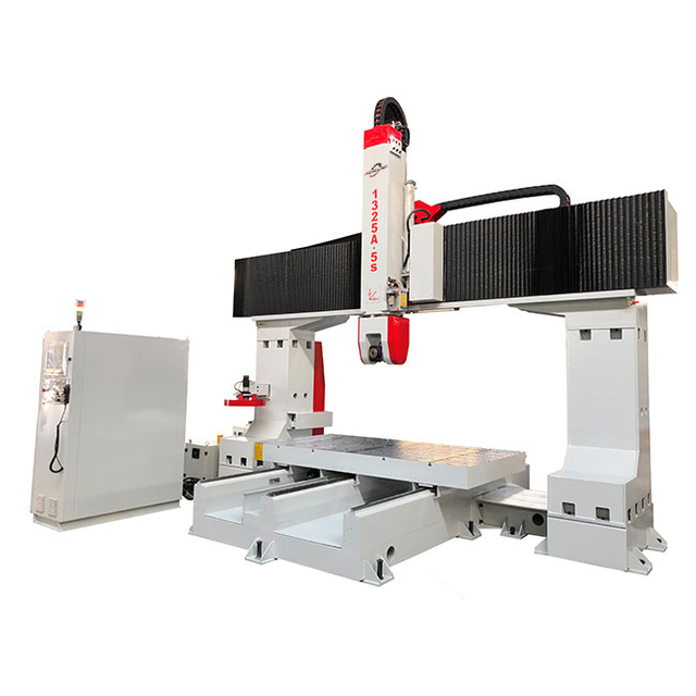 HSR-T1530-5S 5 axis table movable CNC Router machine 