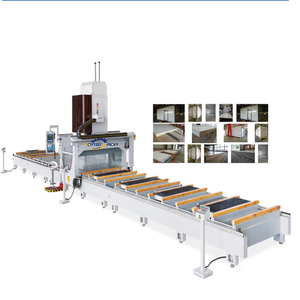 Rock wool composite panel processing center 3 axis CNC Router HSR-DR1370AC BT40 Mechanical Spindle with Saw axis 