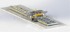 Large Size 5 axis composite panel processing CNC Router with 5 axis Saw blade