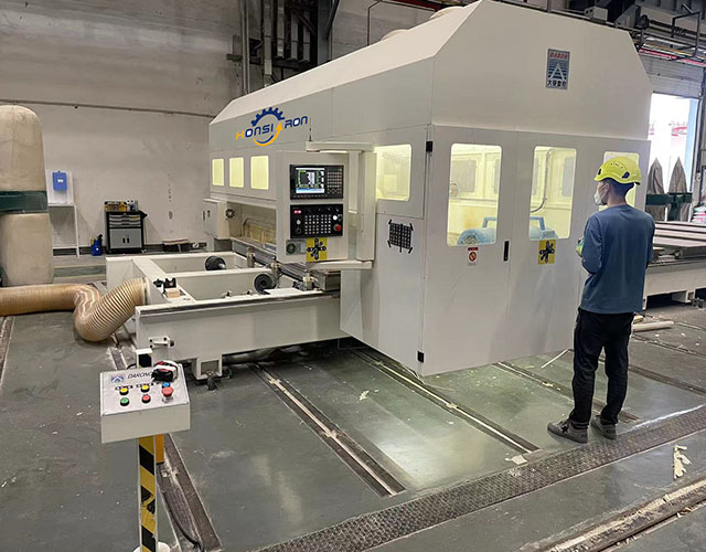 Large Size 5 axis composite panel processing CNC Router with 5 axis Saw blade
