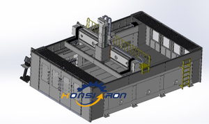 Composite materials five-axis machining center, Aerospace composite materials five-axis machining center HSR-PM6025T-5S