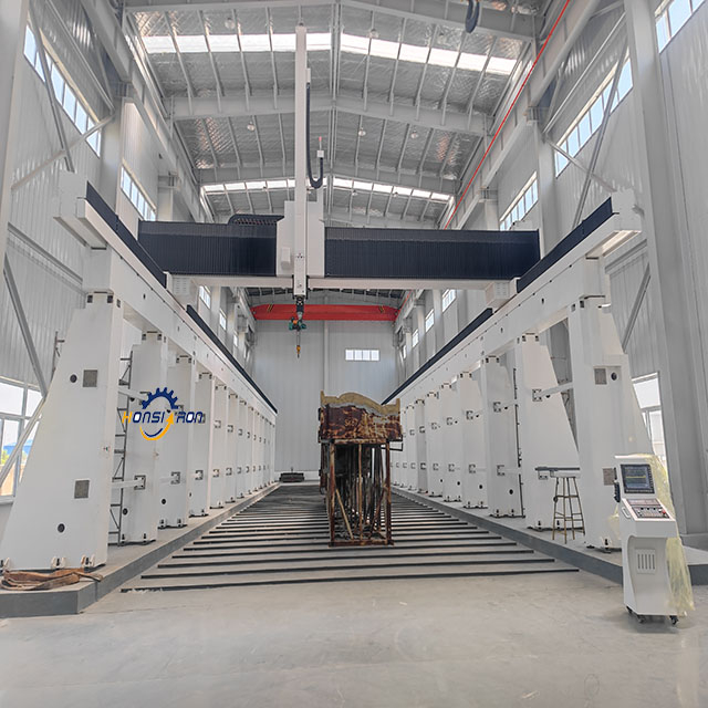 HSR-DR35420-5S Large size 5 axis CNC Router machine center for Ship and yacht manufacturing