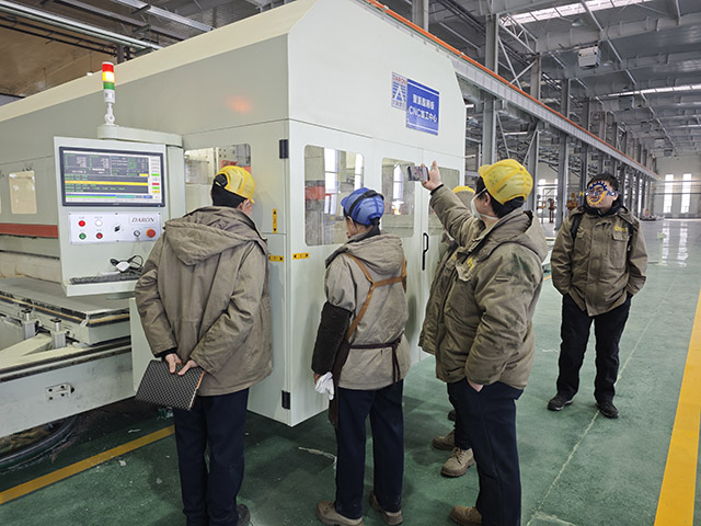 Composite panel processing center