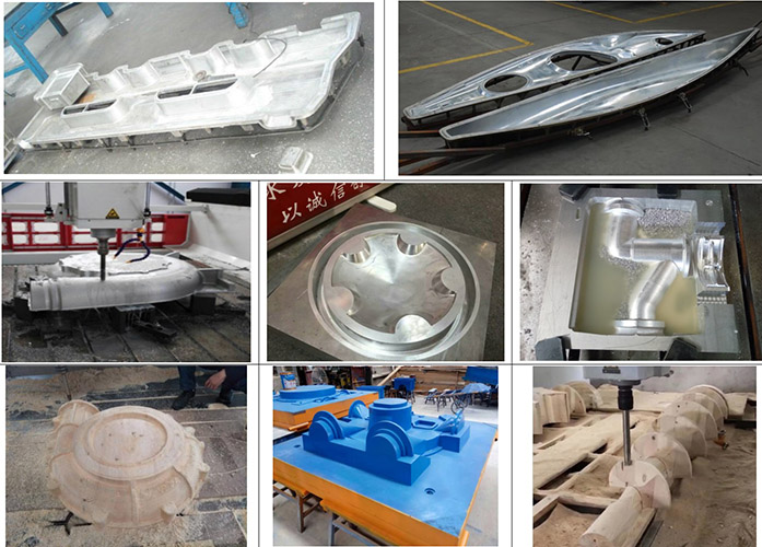 3 axis aluminum machine sample